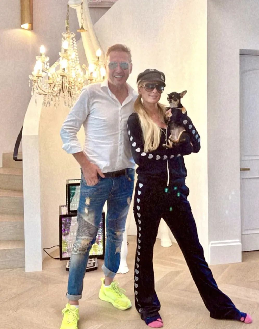 Krzysztof Gojdź i Paris Hilton