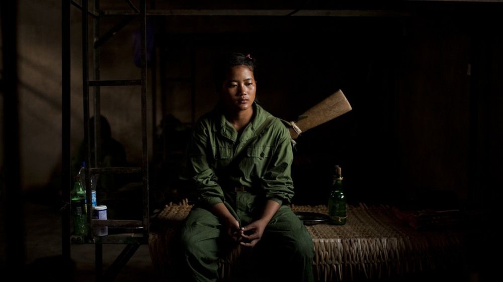 Żołnierki Kaczinu, zbuntowanej republiki birmańskiej, na zdjęciach Adriane Ohanesian 1