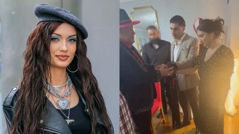 Kolejne nagranie ze ślubu Viki Gabor 