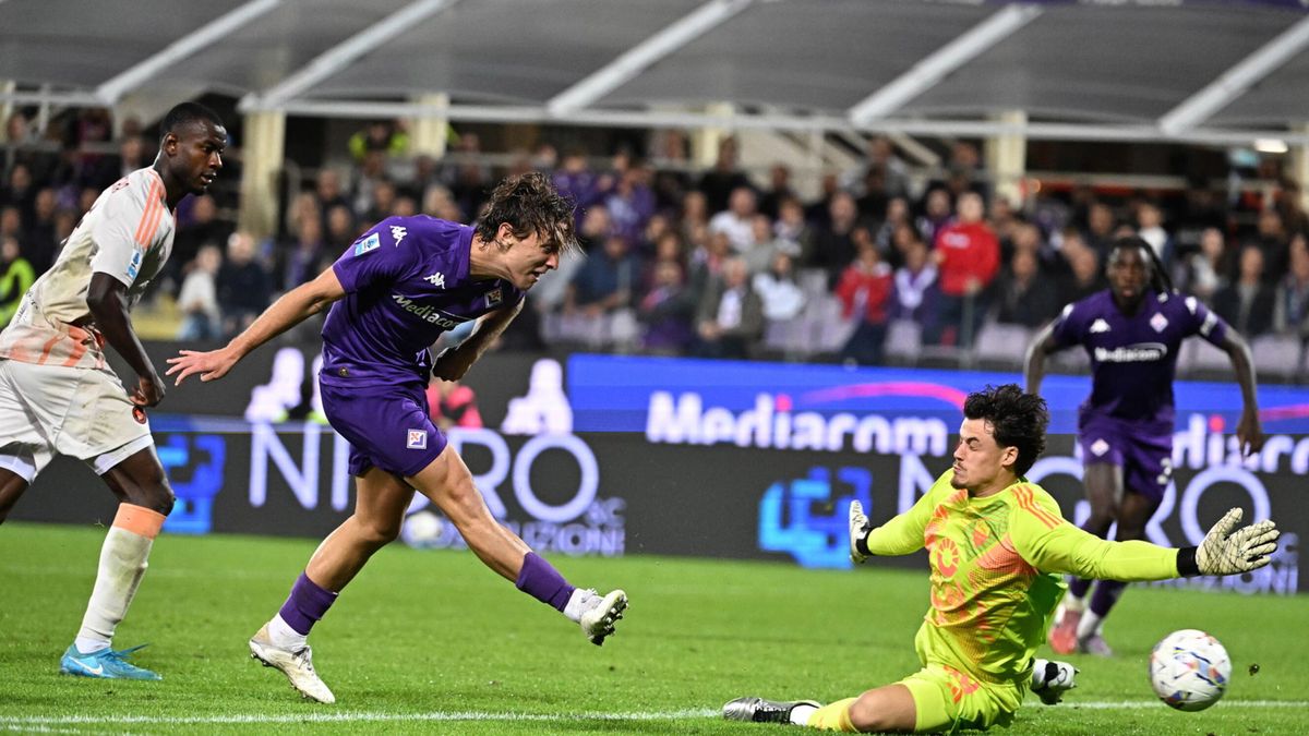 PAP/EPA / Claudio Giovannini / Mecz Serie A: ACF Fiorentina - AS Roma