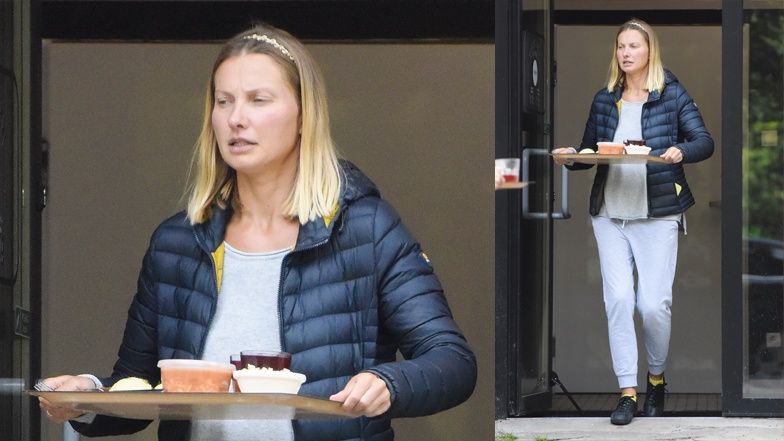 Joanna Moro z rodziną 