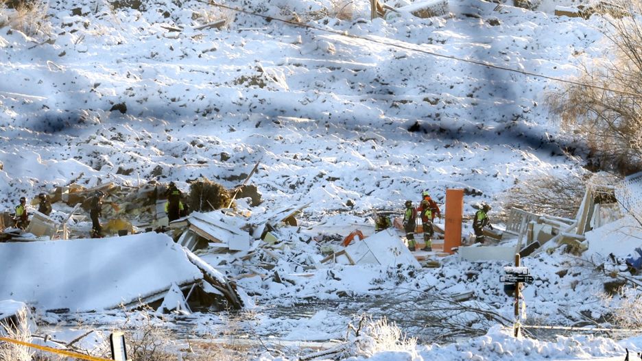 Norwegia. Osuwisko w Ask. Ratownicy odnaleźli szóste ciało