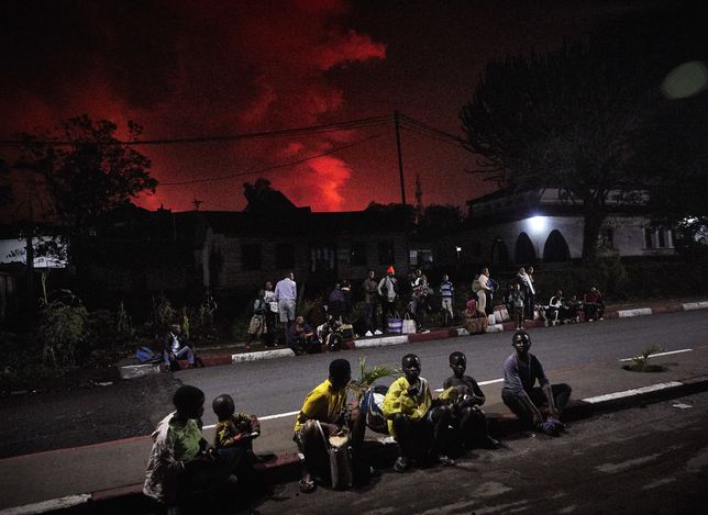 Erupcja wulkanu Nyiragongo