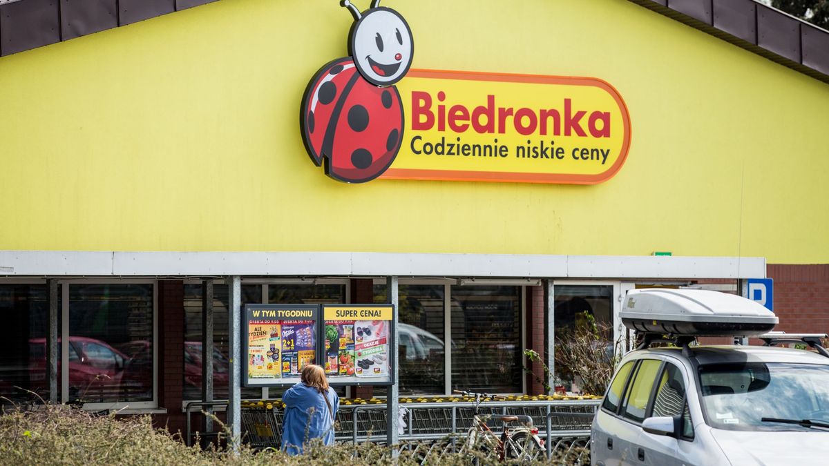 Na zdjęciu sklep Biedronki