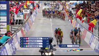 Kwiatkowski triumfuje po zdobyciu tytułu mistrza świata w kolarstwie