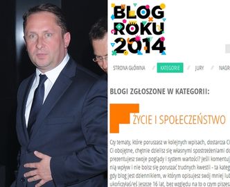 Durczok zrezygnował z bycia jurorem w konkursie "Blog Roku"