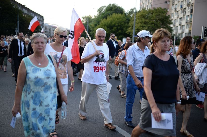 72. rocznica Powstania Warszawskiego. Marsz Pamięci ruszył ulicami miasta