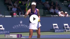 WTA Stanford, 1/2 finału: J. Konta - D. Cibulkova (mecz)