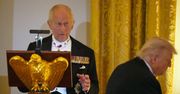 "Mówilibyście po francusku". Król Karol III zakpił z absurdalnych tez Trumpa