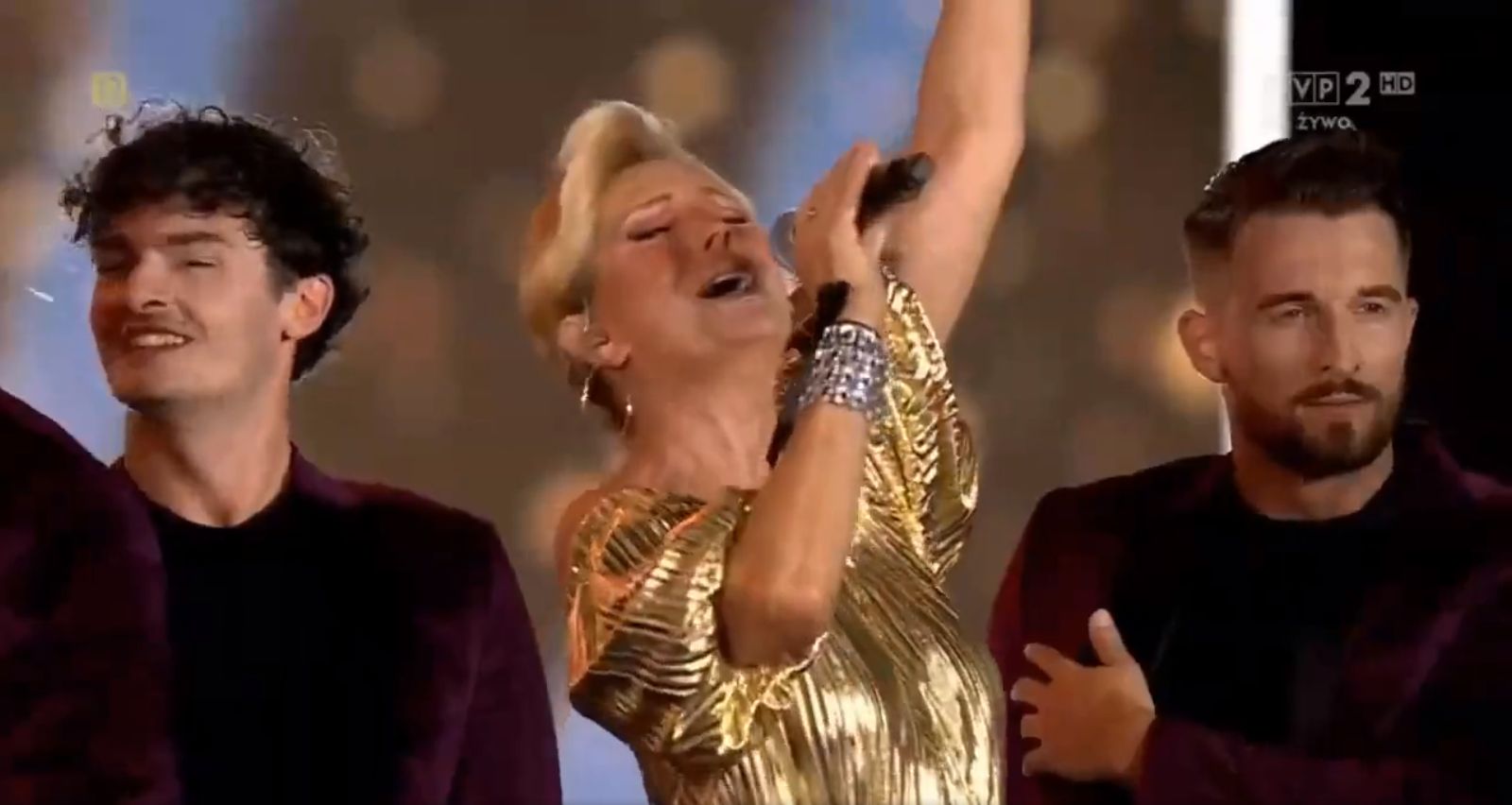 Helena Vondrackova na "mini Eurowizji" TVP