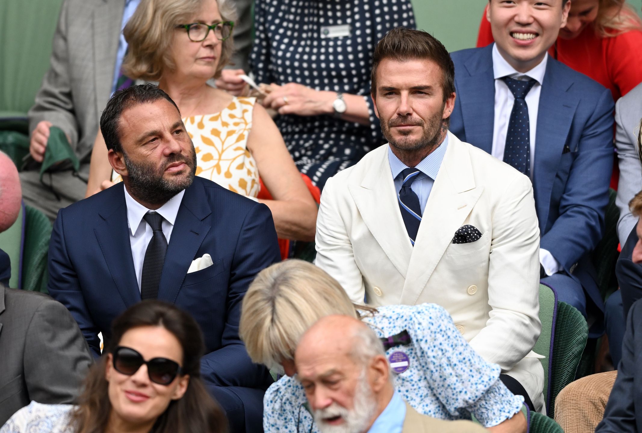 David Beckham na meczu Huberta Hurkacza