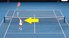 Ależ to wymyśliła. Piękne zagranie Świątek (wideo)