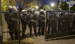 Strajk kobiet. Starcie przed kościołem w Poznaniu