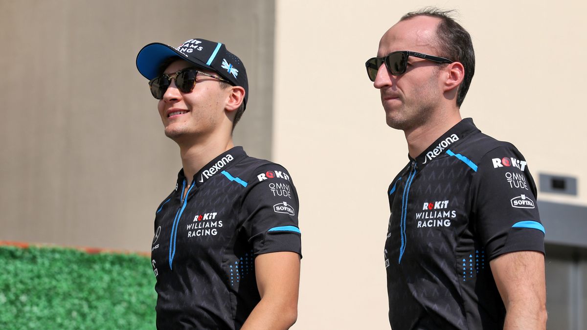 Materiały prasowe / Williams / Na zdjęciu: George Russell (po lewej) i Robert Kubica