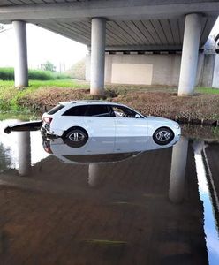 Niespodziewane odkrycie w Radzyminie. Stał na środku rzeki