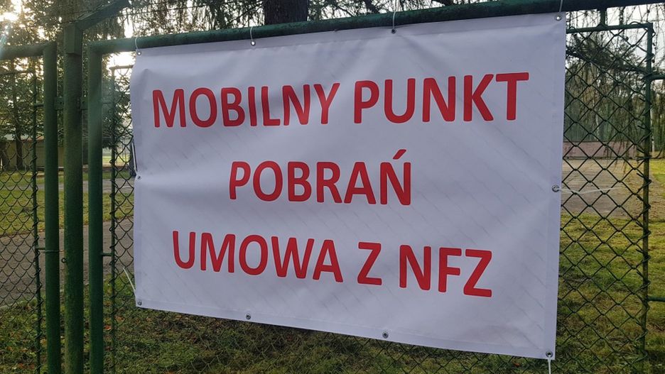 W Jaworznie już działa mobilny punkt pobrań.