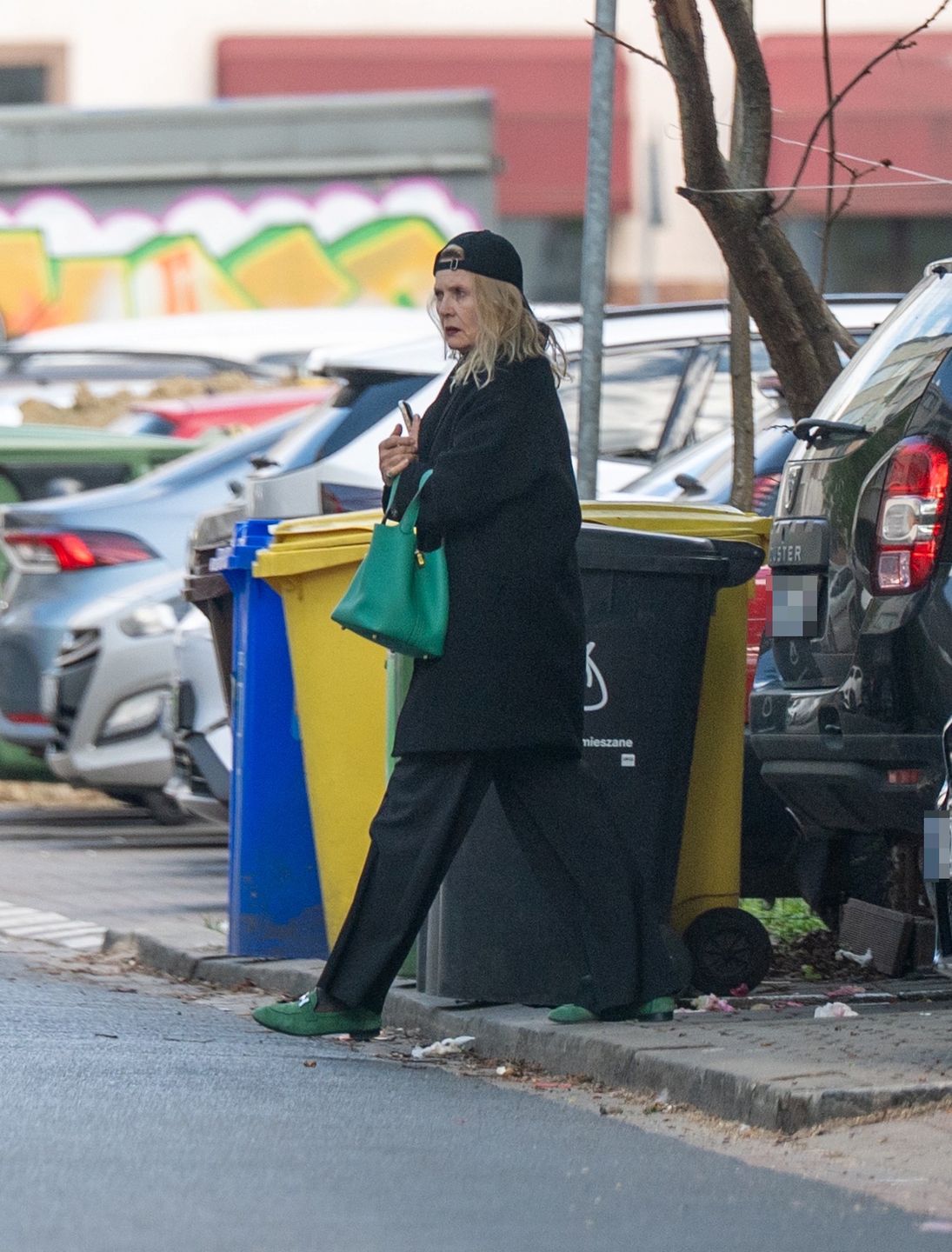 Grażyna Szapołowska sfotografowana na mieście