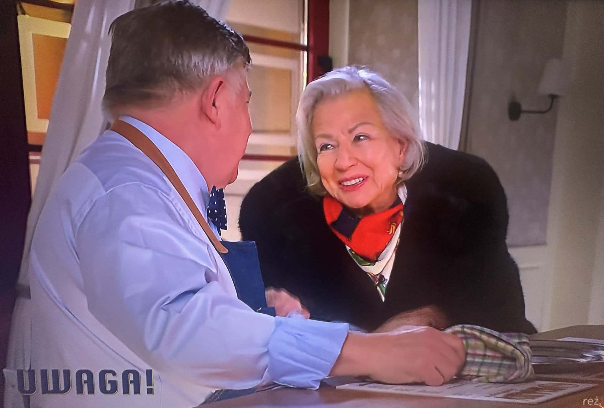 Mieczysław Hryniewicz i Bożena Dykiel