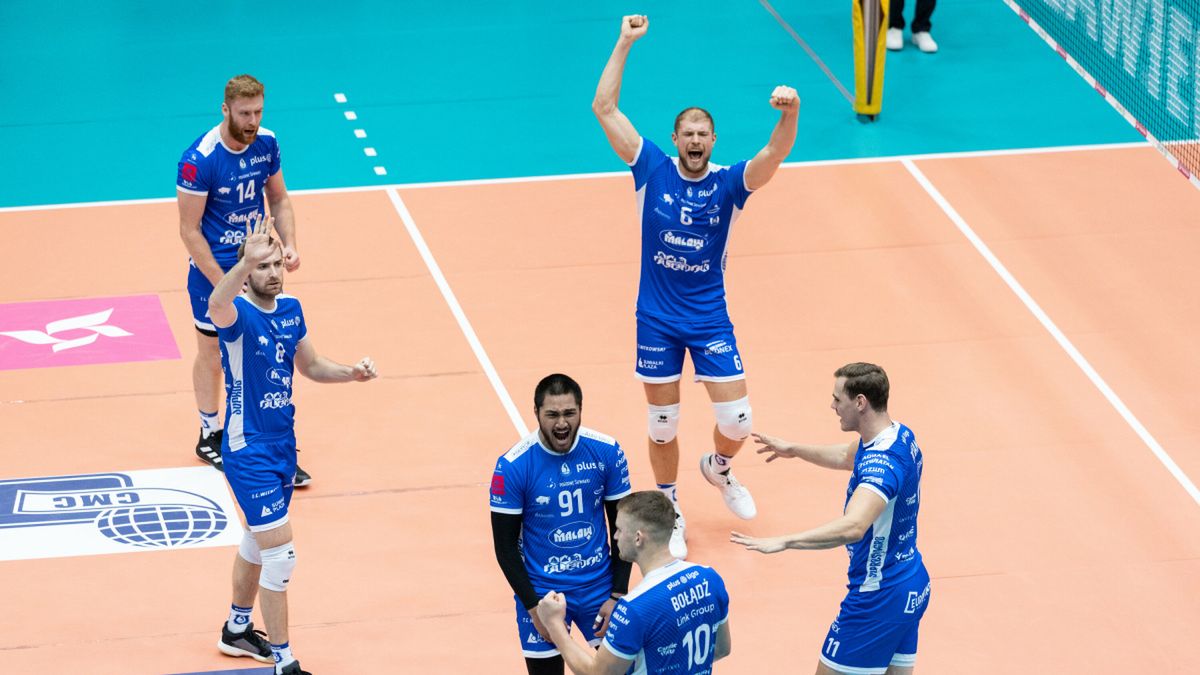 Materiały prasowe / Krzysztof Popiół / PlusLiga / Na zdjęciu: siatkarze Ślepska Malow Suwałki