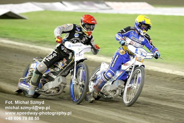 Jason Doyle kontra Nicki Pedersen. Foto: Michał Szmyd