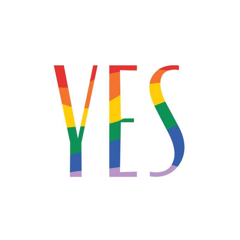 Logo marki YES z okazji Pride Month