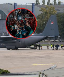 Wojsko pokazało przelot z Izraela. Zdjęcie ze środka samolotu