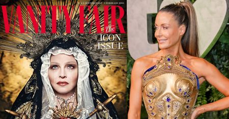 Madonna na okładce "Vanity Fair" w gorsecie POLSKIEJ projektantki! Tej samej, która jest autorką... "zbroi" Rozenek (FOTO)