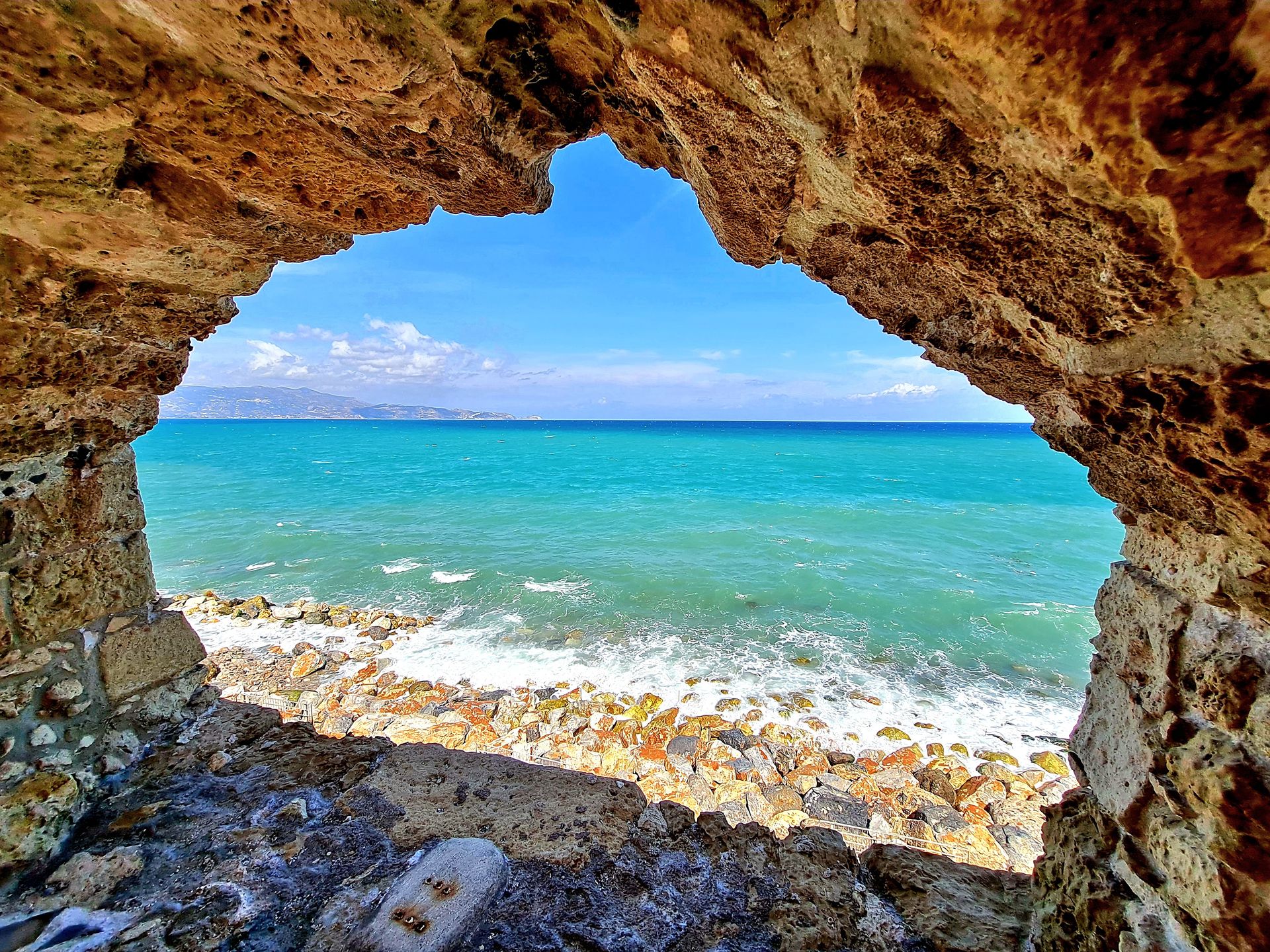 Heraklion, widok na Morze Kreteńskie
