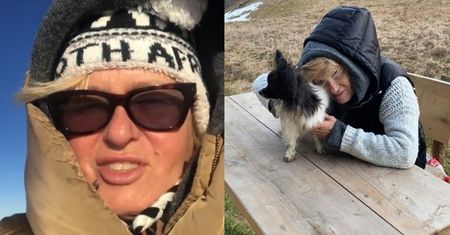 Ewa Kasprzyk nabiera sił po COVIDZIE, wdychając górskie powietrze w Zakopanem (ZDJĘCIA)