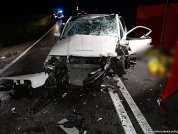 Śmiertelna czołówka. Kierowca skody zginął na miejscu