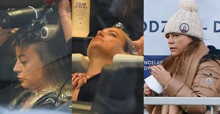 Anna Mucha "ucina komara" na fotelu u fryzjera (ZDJĘCIA)