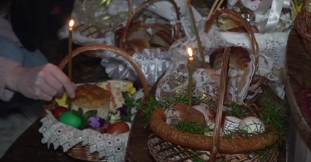 Wielkanoc Prawosławna. W Białej Podlaskiej wierni poświęcili koszyczki wielkanocne