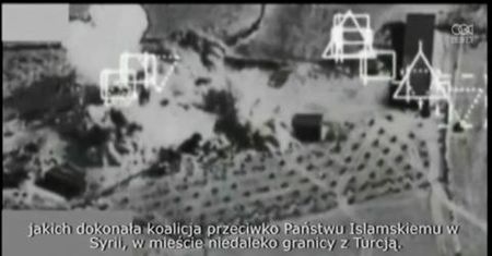 Armia USA ujawniła nagranie z sobotnich nalotów koalicji na pozycje bojowników w Syrii