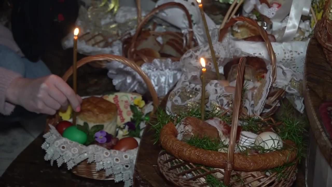 Wielkanoc Prawosławna. W Białej Podlaskiej wierni poświęcili koszyczki wielkanocne