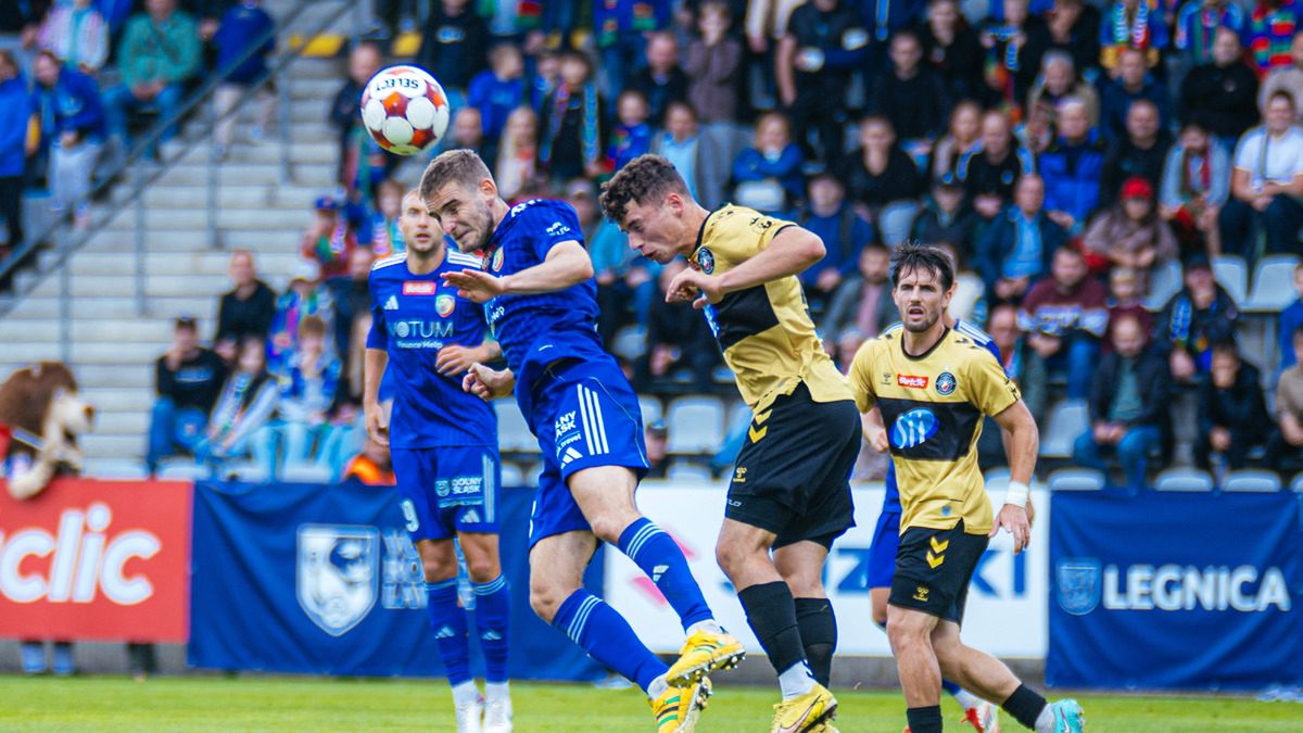 Materiały prasowe / Arkadiusz Wiśniewski/Miedź Legnica / Mecz Betclic I ligi: Miedź Legnica - Polonia Warszawa