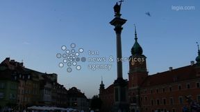 Legia rozpoczęła świętowanie mistrzostwa Polski, szalik znów zawisł na kolumnie Zygmunta