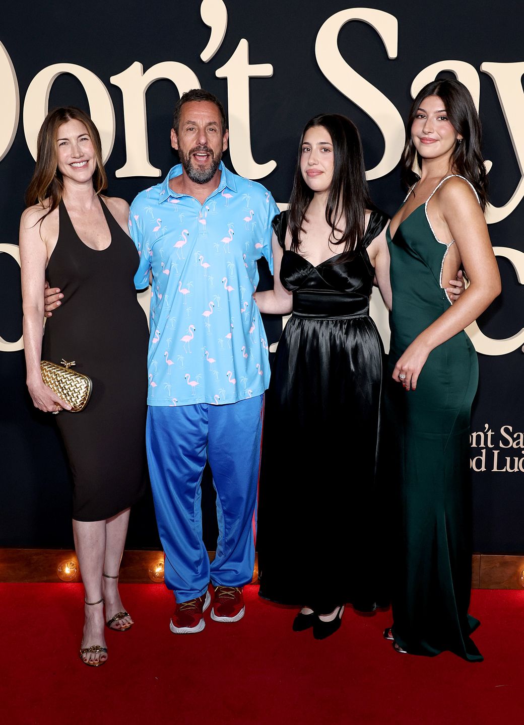 Adam Sandler z żoną i córkami