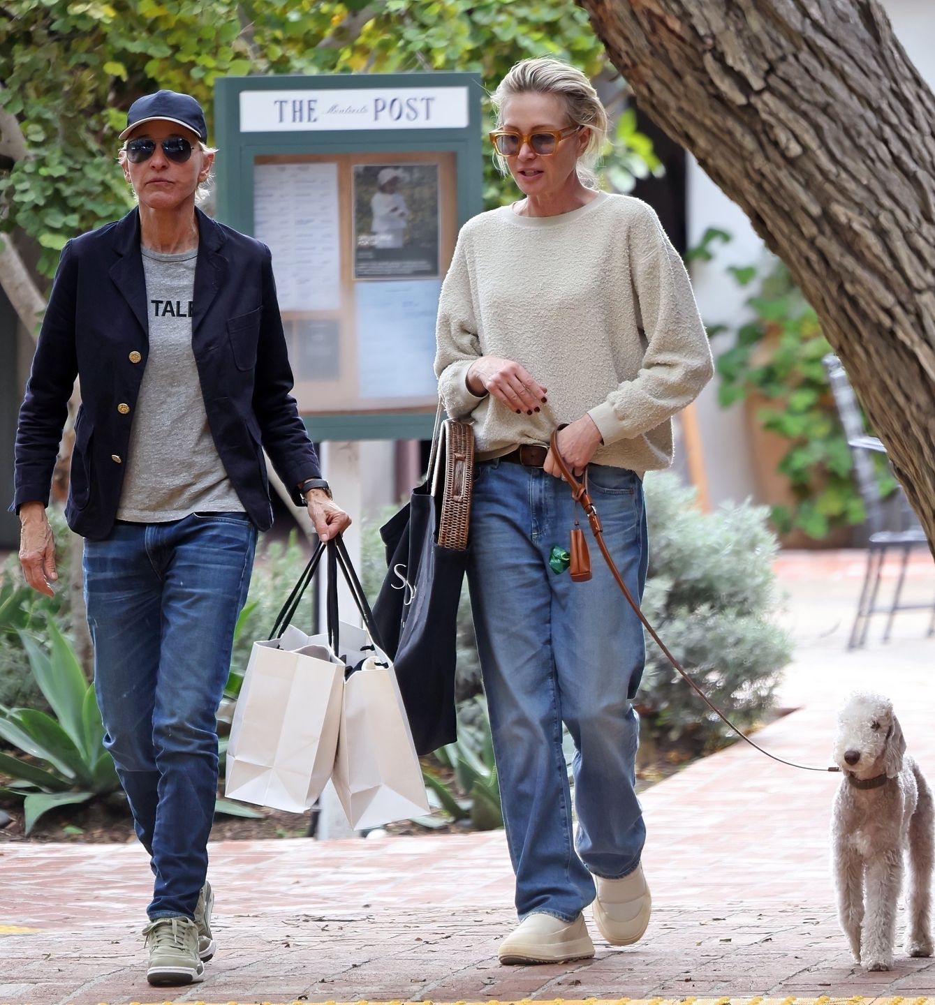 Wyraźnie szczuplejsza Ellen DeGeneres na zakupach w Montecito