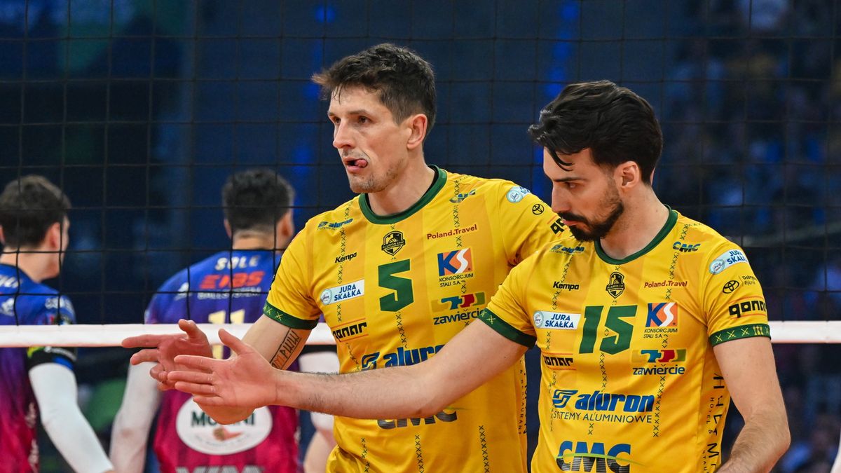 PAP / Grzegorz Michałowski / Na zdjęciu: siatkarze Aluronu CMC Warty Zawiercie