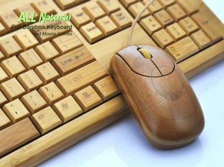 Bamboo Keyboard and Mouse