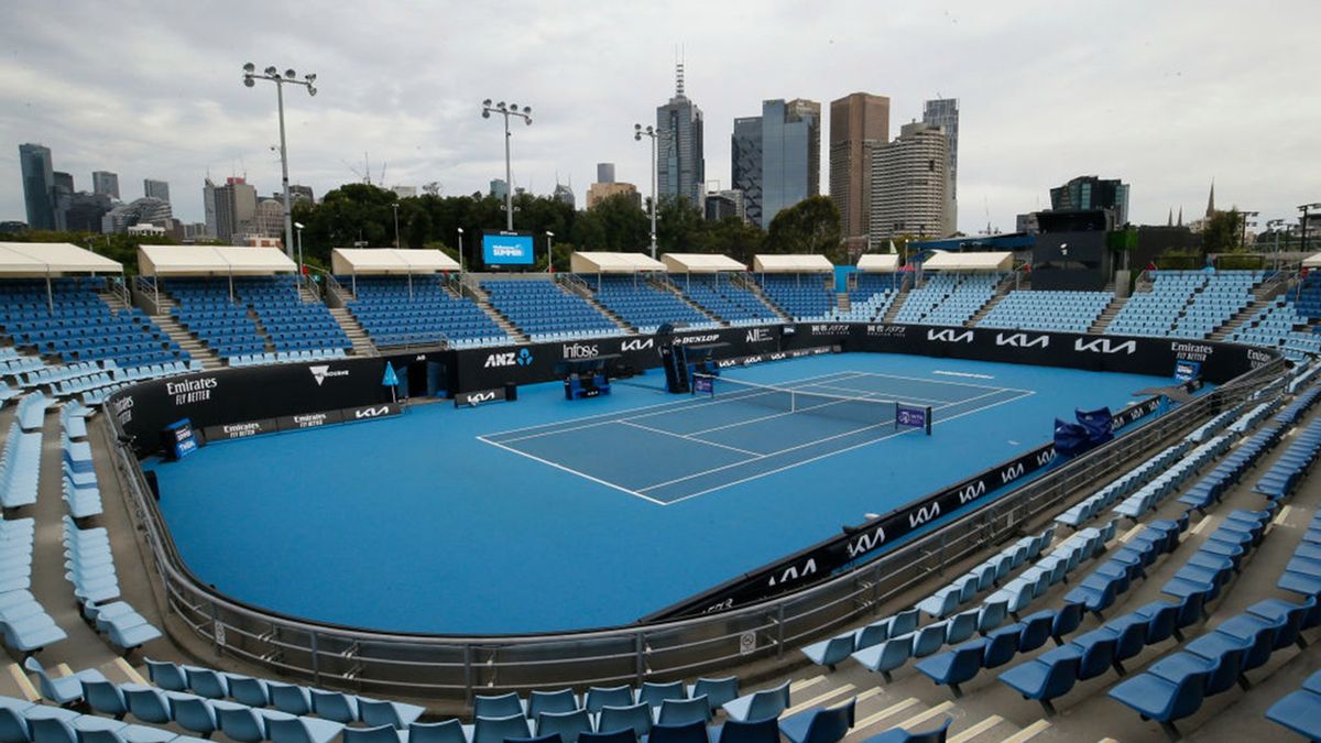 Getty Images / Darrian Traynor / Na zdjęciu: kort w Melbourne