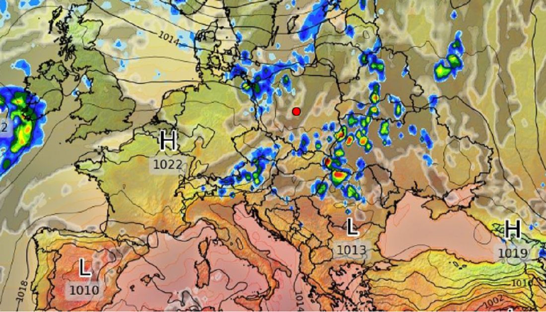 Nad Polskę nadciąga chłodniejsze powietrze z północy