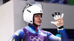 Wymowny napis. Ukrainka wsparła swojego rodaka na igrzyskach