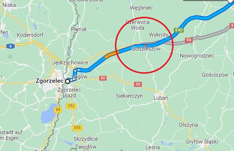 Śmiertelny wypadek na A4 - pomiędzy węzłami Godzieszów i Zgorzelec