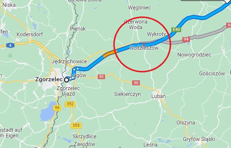 Śmiertelny wypadek na A4 - pomiędzy węzłami Godzieszów i Zgorzelec