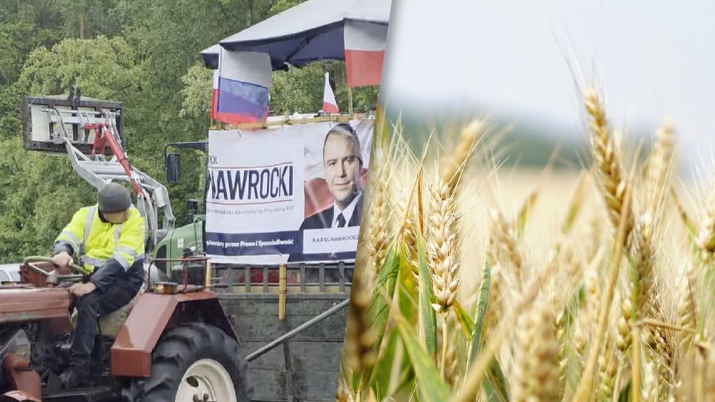 Rolnicy z południowej Wielkopolski blokują drogę tuż przed ciszą