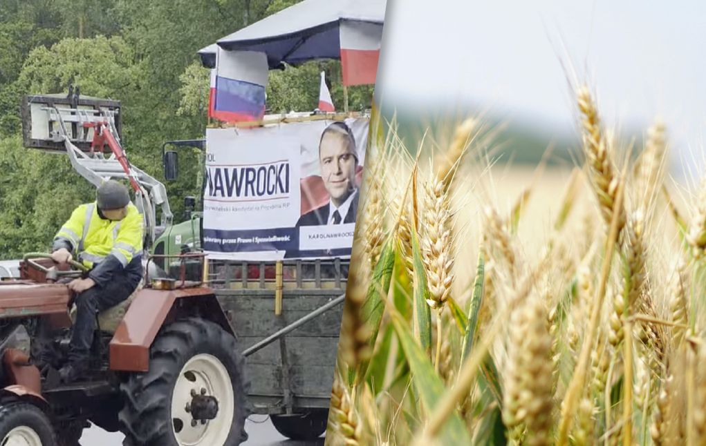 Rolnicy z południowej Wielkopolski blokują drogę tuż przed ciszą