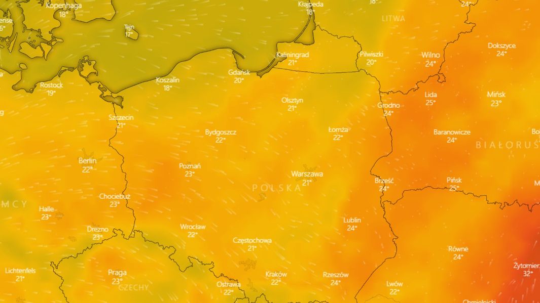 Prognoza pogody na piątek, 3 lipca