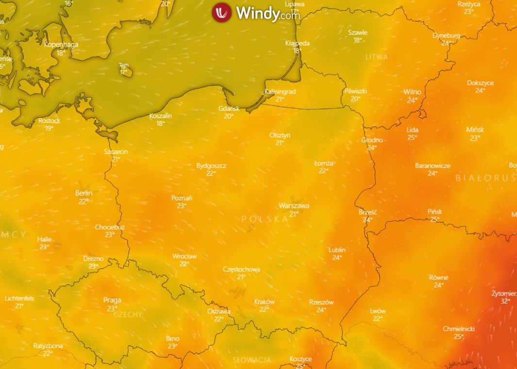 Prognoza pogody na piątek, 3 lipca