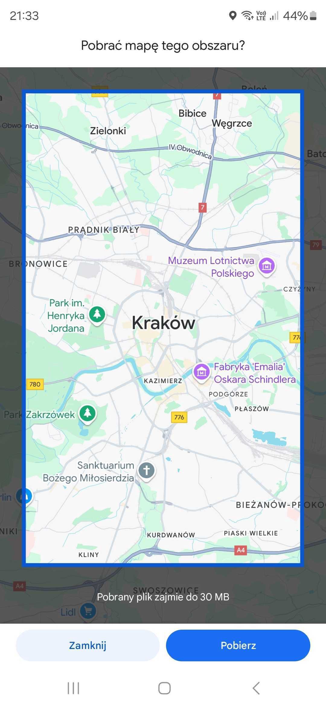 Google Maps: jak pobrać mapę offline?